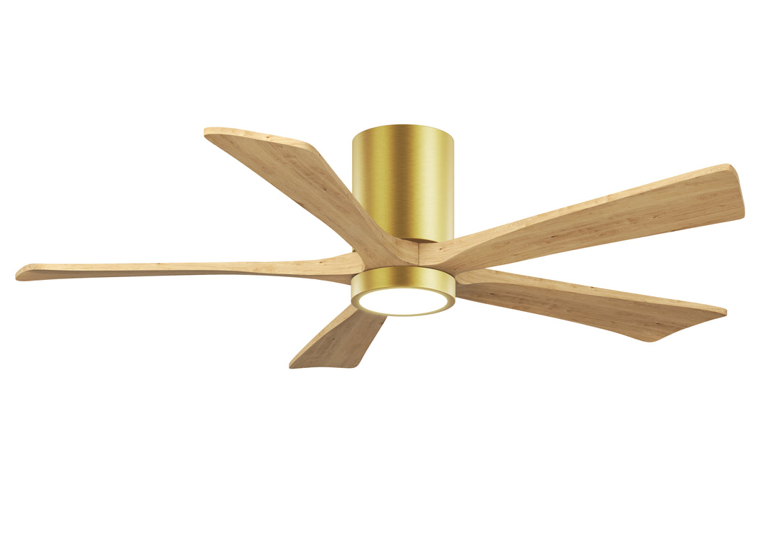 Matthews Fan Company Irene-5HLK 52" Flush Mounted Ceiling Fan with LED Light Kit