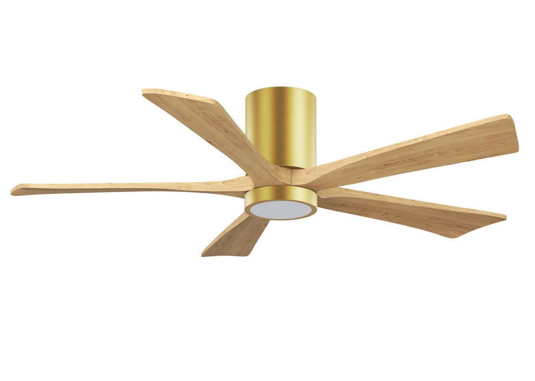 Matthews Fan Company Irene-5HLK 52" Flush Mounted Ceiling Fan with LED Light Kit