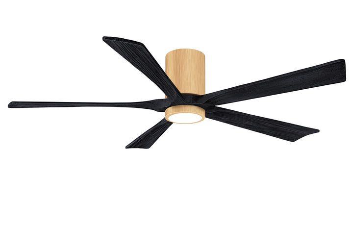 Matthews Fan Company Irene-5HLK 60" Flush Mounted Ceiling Fan with LED Light Kit
