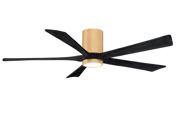 Matthews Fan Company Irene-5HLK 60" Flush Mounted Ceiling Fan with LED Light Kit