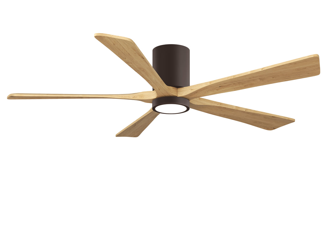 Matthews Fan Company Irene-5HLK 60" Flush Mounted Ceiling Fan with LED Light Kit