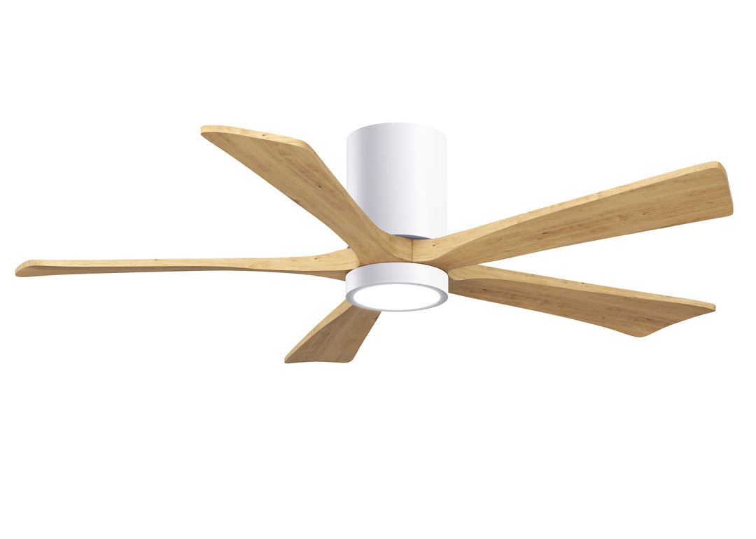 Matthews Fan Company Irene-5HLK 52" Flush Mounted Ceiling Fan with LED Light Kit