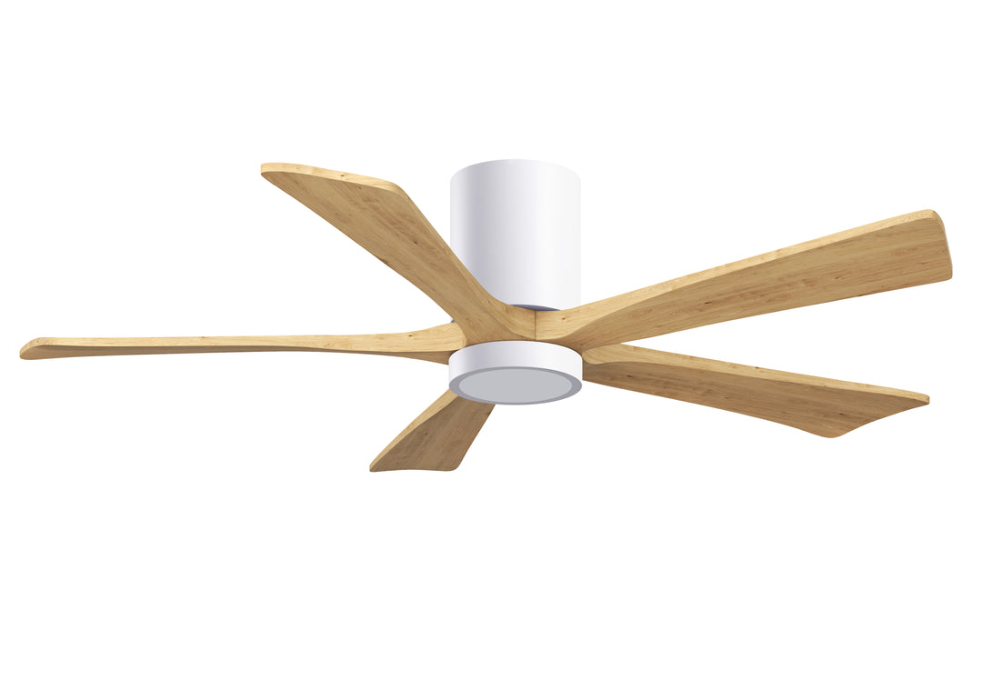 Matthews Fan Company Irene-5HLK 52" Flush Mounted Ceiling Fan with LED Light Kit
