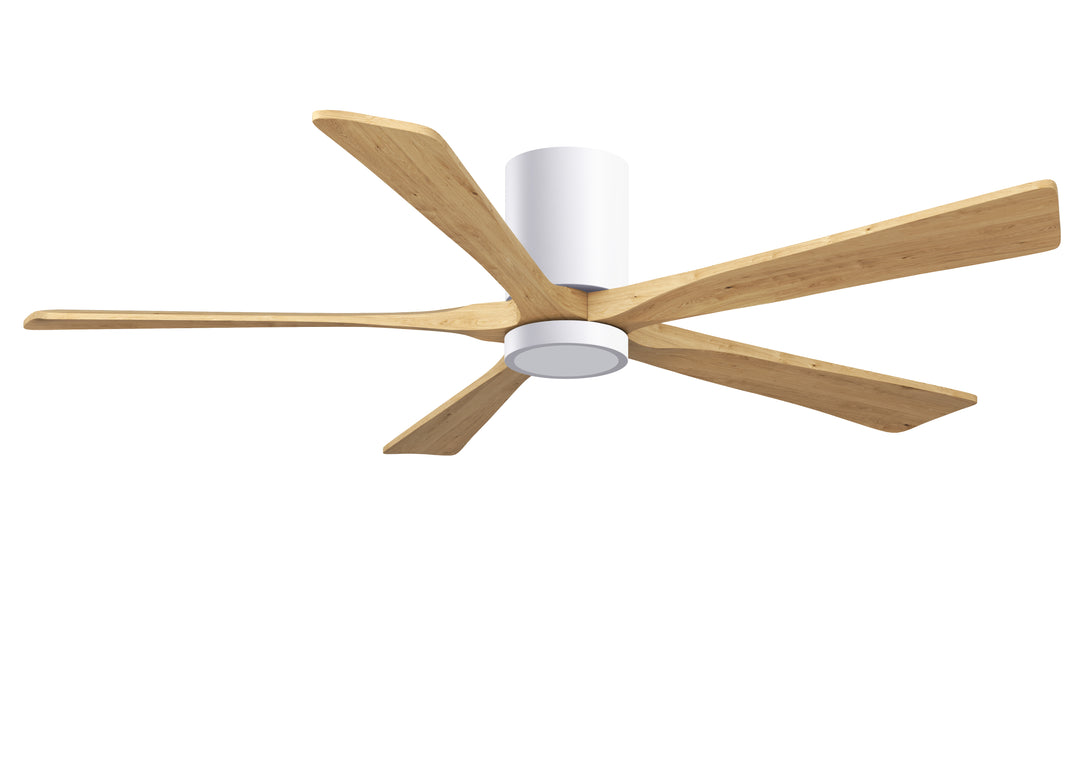 Matthews Fan Company Irene-5HLK 60" Flush Mounted Ceiling Fan with LED Light Kit