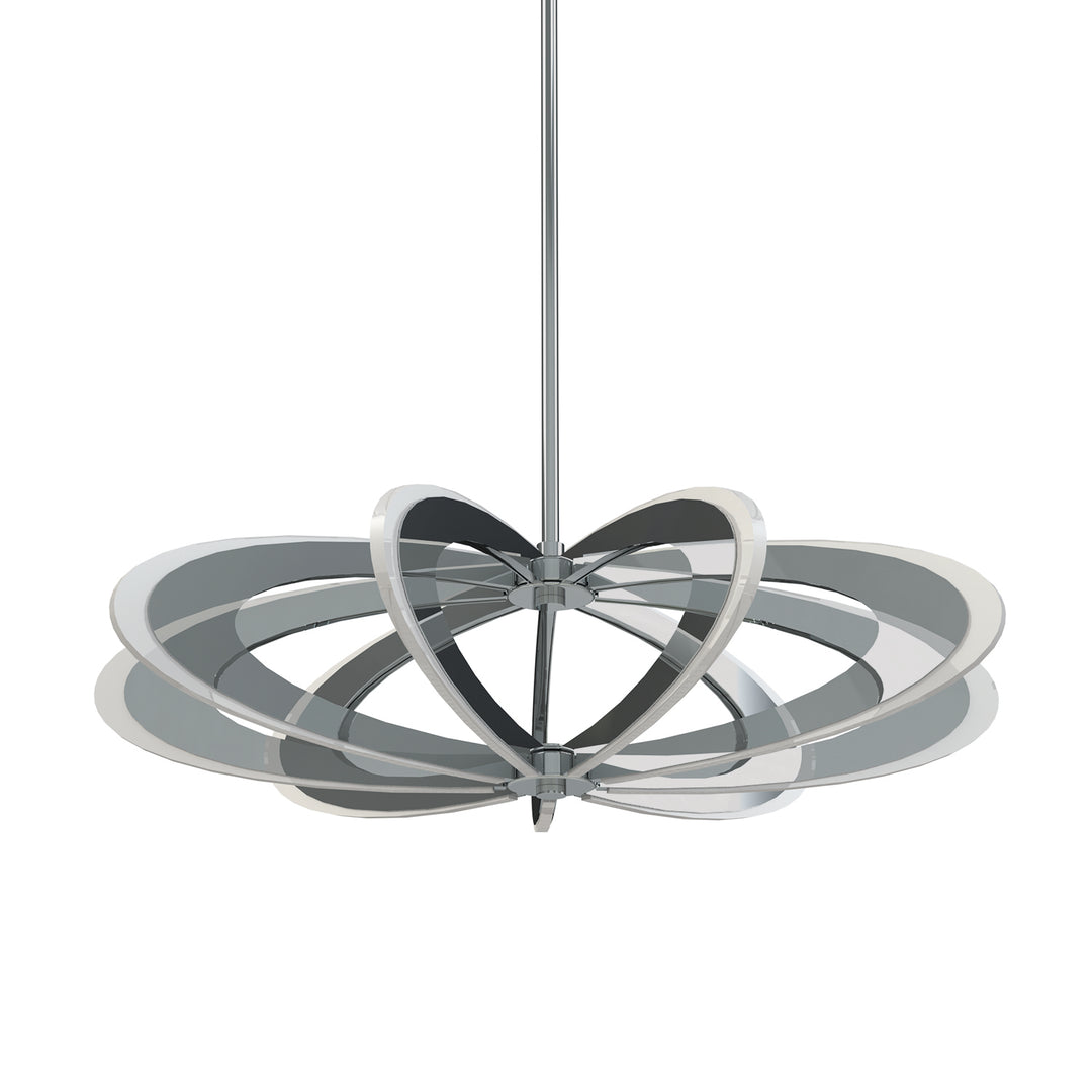 Blackjack Lighting Iridium Pendant Pendants Blackjack Lighting 27" Polished Chrome 