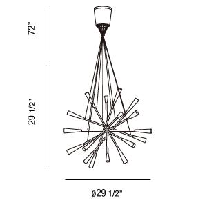 Eurofase Zazu Pendant Pendants Eurofase   