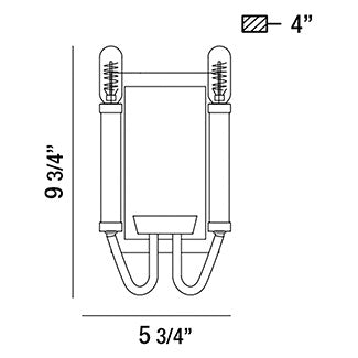 Eurofase Rado Sconce Wall Sconces Eurofase   