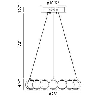 Eurofase Pearla Chandelier Chandeliers Eurofase   