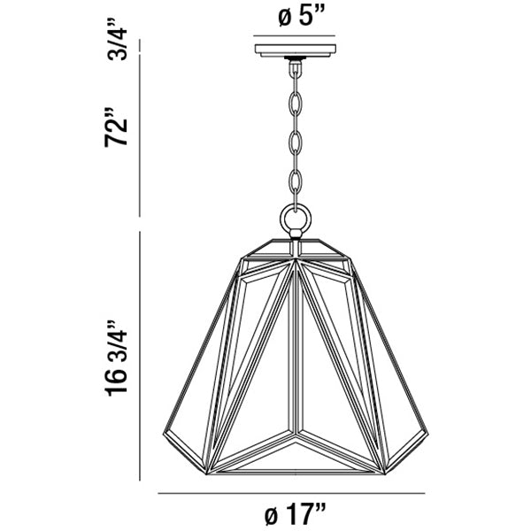 Eurofase Glacier Pendant Pendants Eurofase   