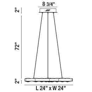 Eurofase Pallazo Chandelier Chandeliers Eurofase   