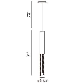 Eurofase Groove Pendant Pendants Eurofase   