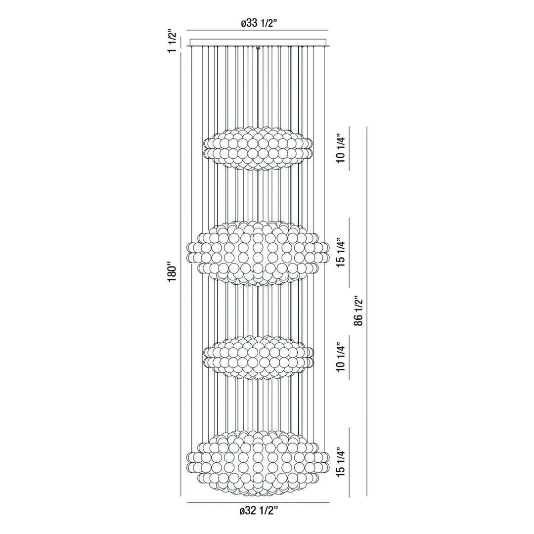 Eurofase Riverdale Chandelier Chandeliers Eurofase   