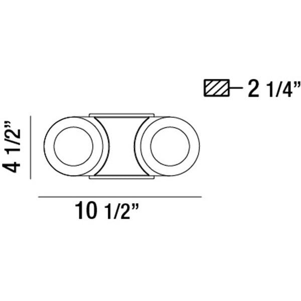 Eurofase Acura Flush Mount Ceiling Flush Mounts Eurofase   