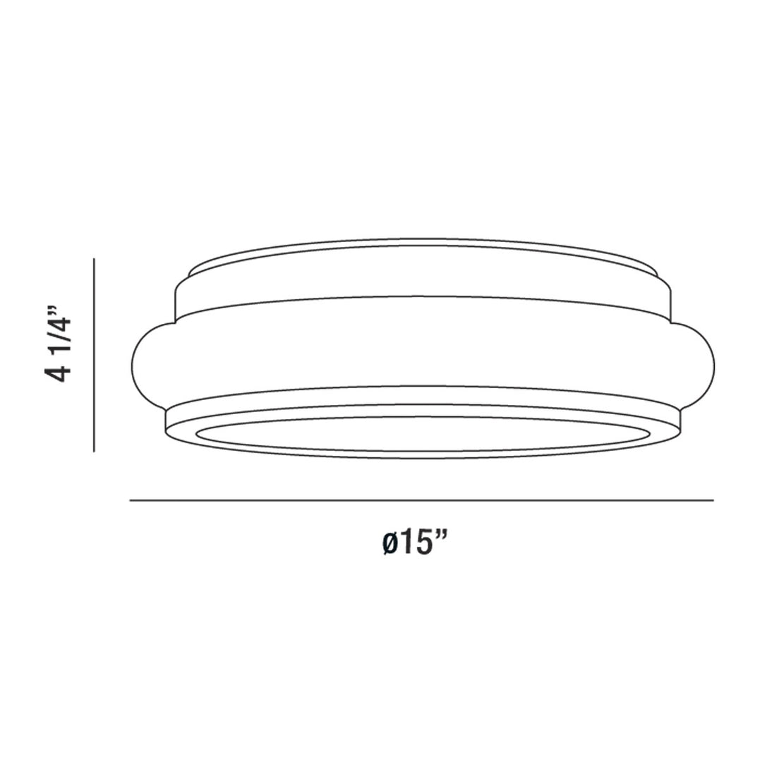 Eurofase Muir Flush Mount Ceiling Flush Mounts Eurofase   