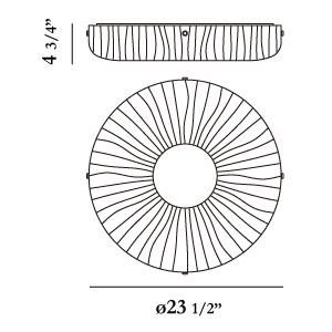 Eurofase Spectra Flush Mount Ceiling Flush Mounts Eurofase   