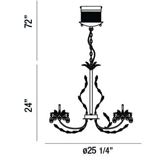 Eurofase Giselle Chandelier Chandeliers Eurofase   