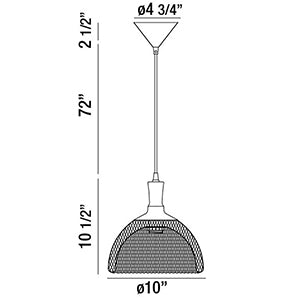 Eurofase Filo Pendant Pendants Eurofase   