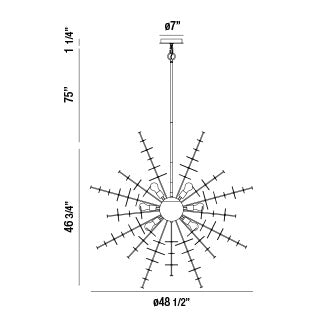 Eurofase Bonazzi Chandelier Chandeliers Eurofase   