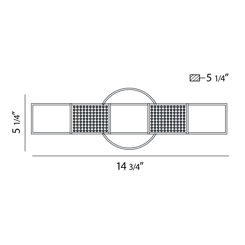 Eurofase Donna Sconce Wall Sconces Eurofase   