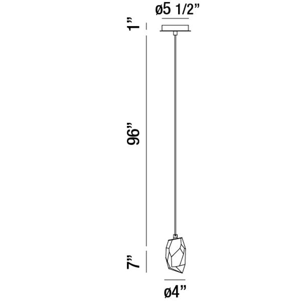 Eurofase Diffi Pendant