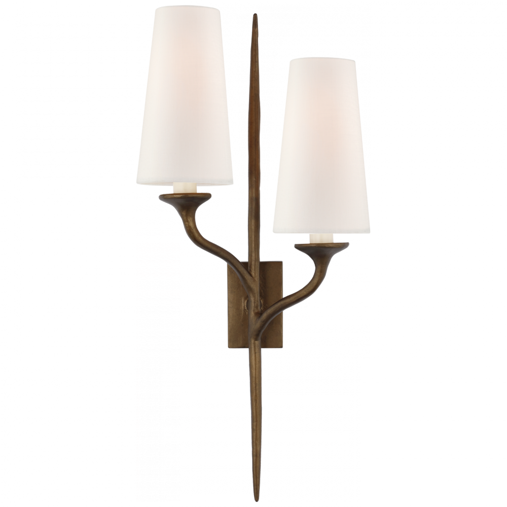 Visual Comfort & Co. Iberia Double Left Sconce Wall Sconces Visual Comfort & Co.   