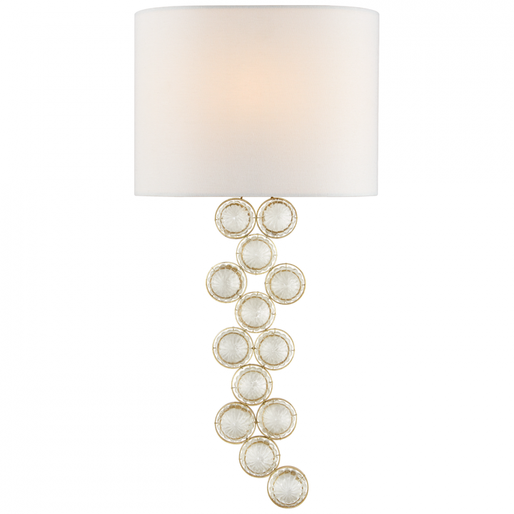 Visual Comfort & Co. Milazzo Medium Left Sconce Wall Sconces Visual Comfort & Co.   