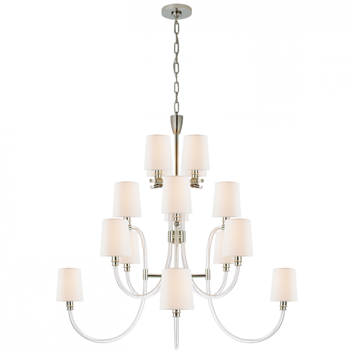 Visual Comfort & Co. Clarice Large Chandelier Chandeliers Visual Comfort & Co.   