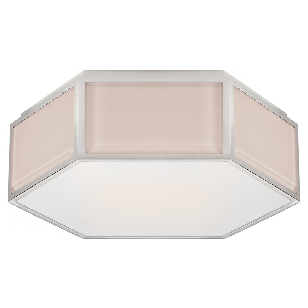 Visual Comfort & Co. Bradford Small Hexagonal Flush Mount Ceiling Flush Mounts Visual Comfort & Co.   