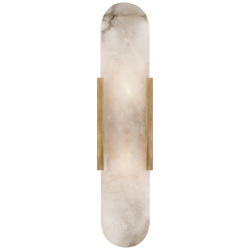 Visual Comfort & Co. Melange Elongated Sconce Wall Sconces Visual Comfort & Co. Antique-Burnished Brass  