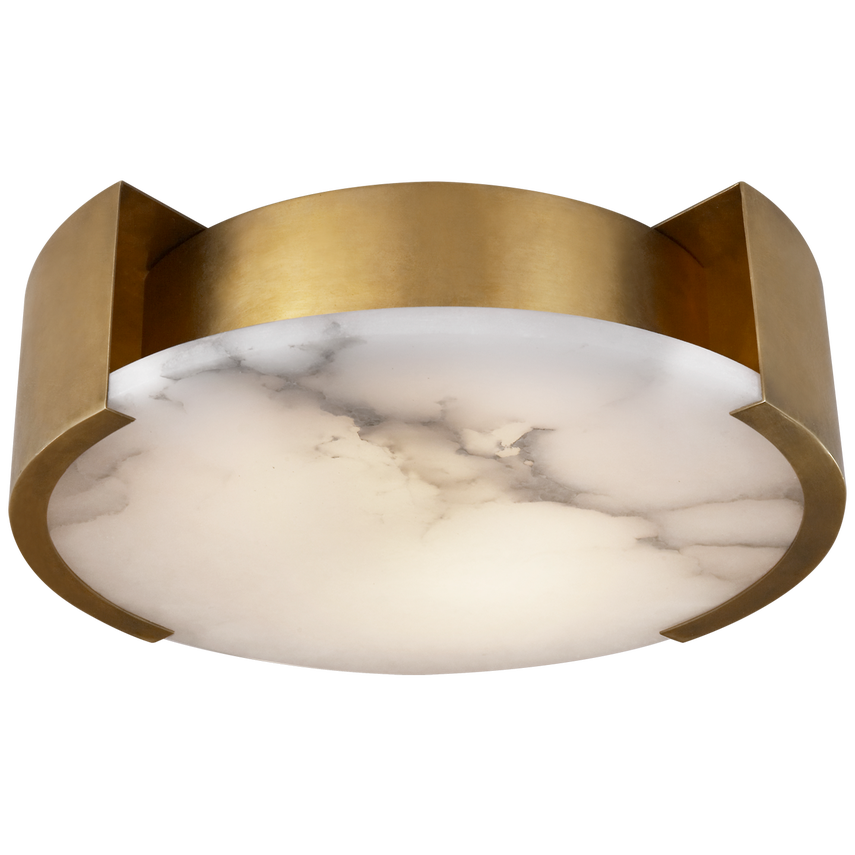 Visual Comfort & Co. Melange Small Flush Mount Ceiling Flush Mounts Visual Comfort & Co. Antique-Burnished Brass  