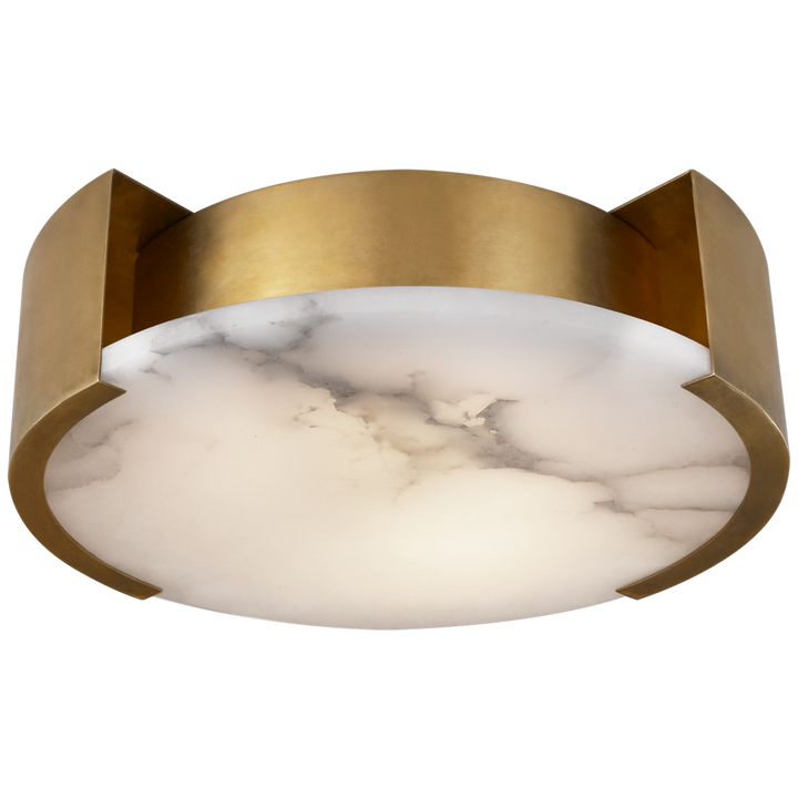 Visual Comfort & Co. Melange Small Flush Mount Ceiling Flush Mounts Visual Comfort & Co. Antique-Burnished Brass  