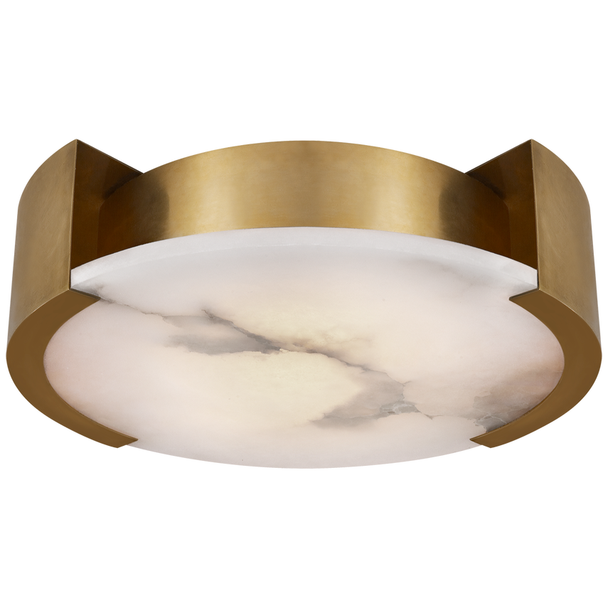 Visual Comfort & Co. Melange Large Flush Mount Ceiling Flush Mounts Visual Comfort & Co. Antique-Burnished Brass  