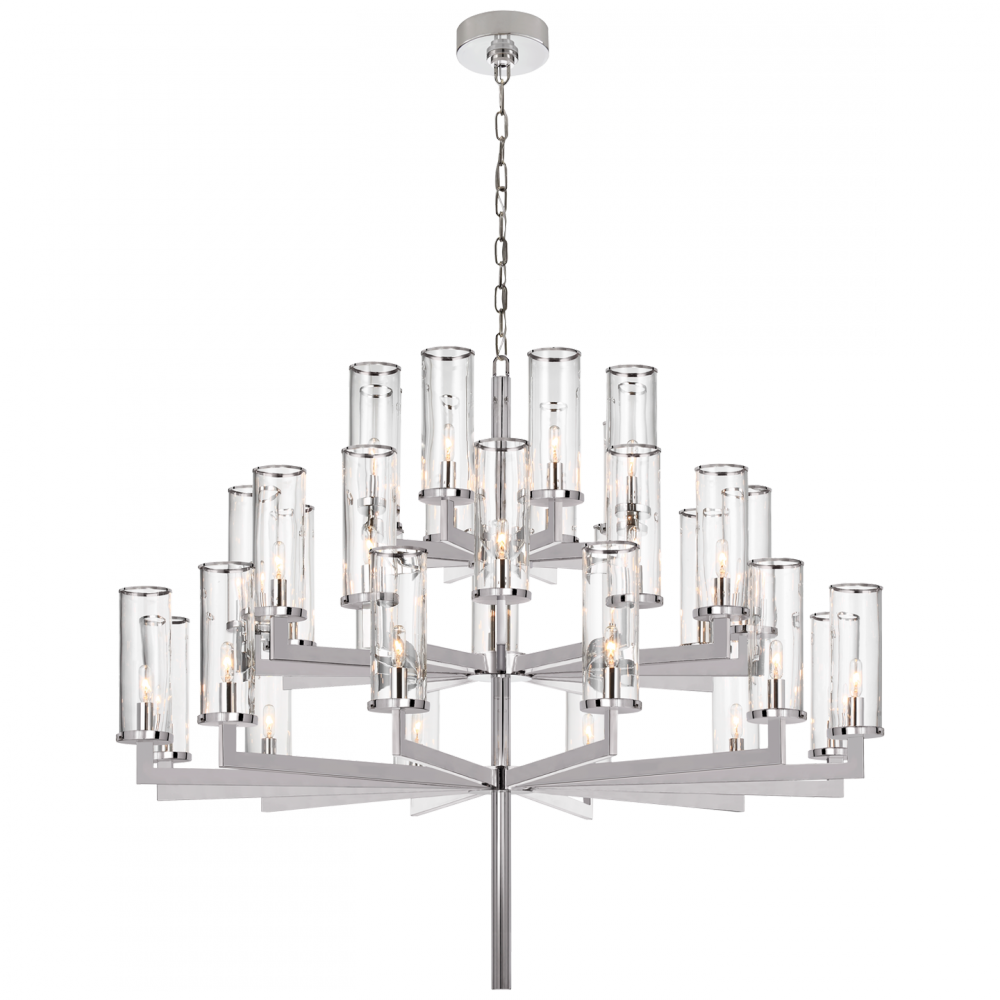 Visual Comfort & Co. Liaison Triple Tier Chandelier Chandeliers Visual Comfort & Co.   