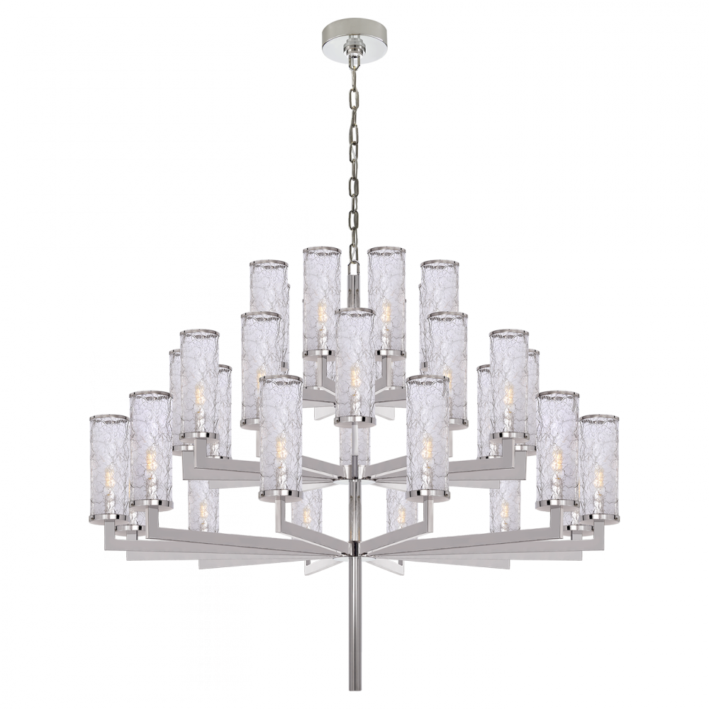 Visual Comfort Liaison Triple Tier Chandelier