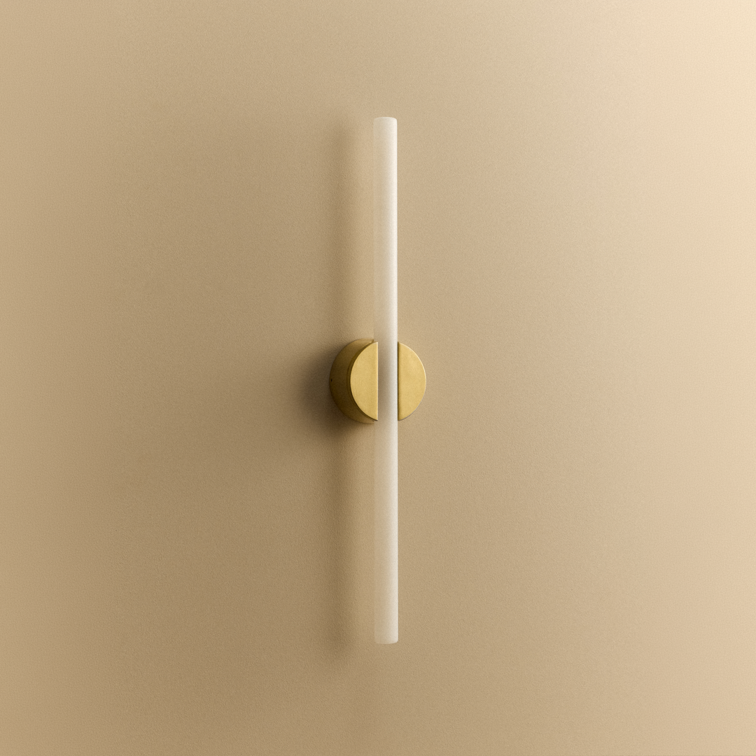 Tala Kilter Wall Light - No Light Engine - Solid Brass Body / Brushed Brass Face Plate (KLT-WL-SB-BB-02-US)