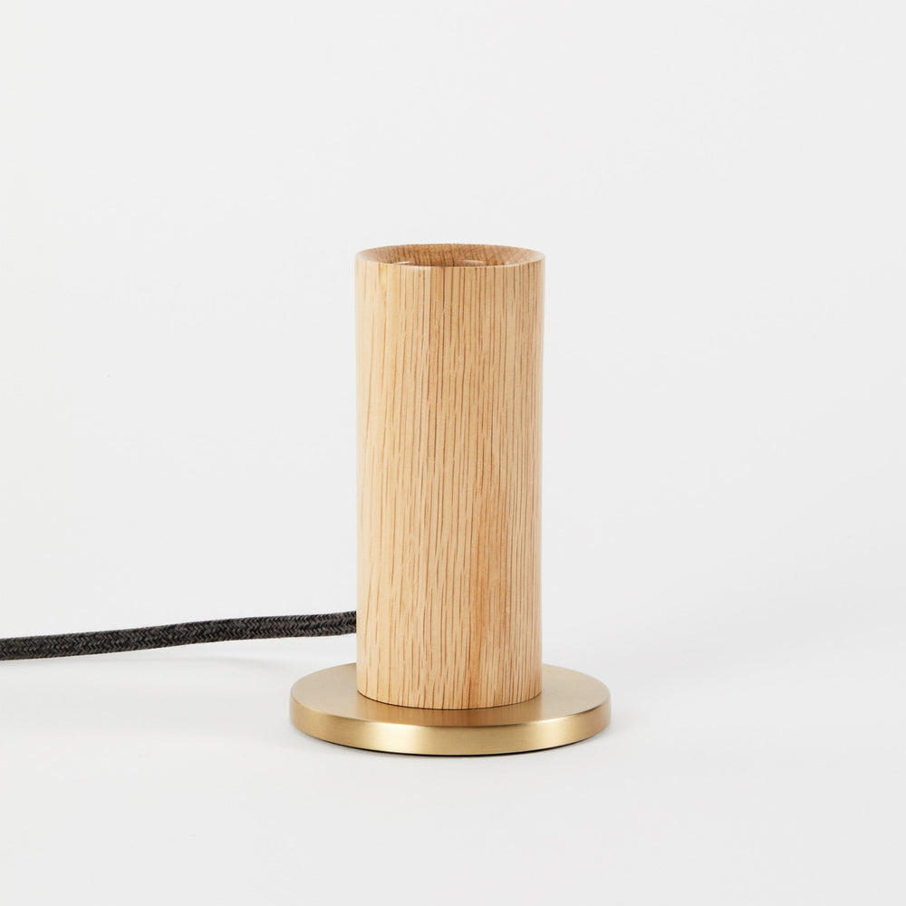 Tala Knuckle Table Lamp Table Lamps Tala Oak & Brass  