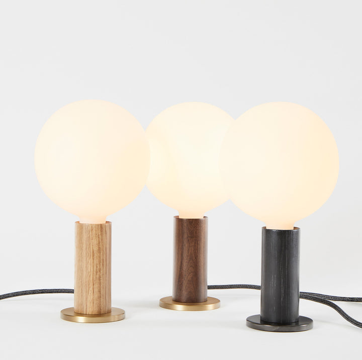 Tala Walnut Knuckle Table Lamp - Model WALT-KT-01-US