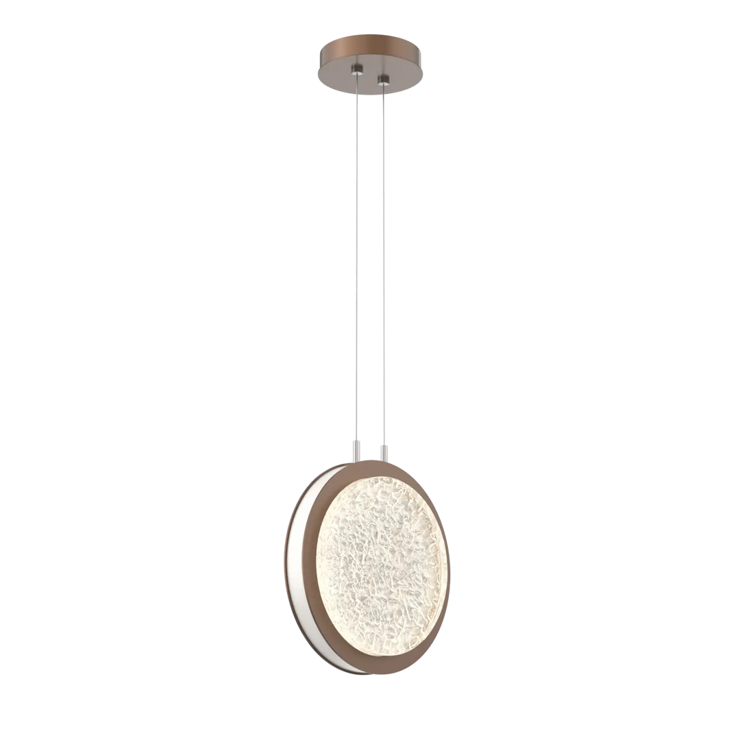 Hammerton Studio Iris Large Pendant Burnished Bronze / Salt White