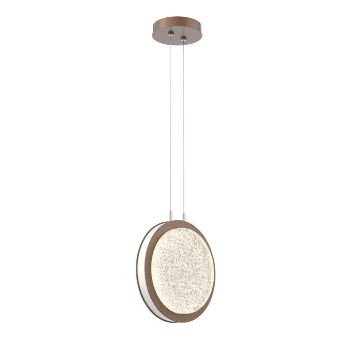 Hammerton Studio Iris Large Pendant Burnished Bronze / Salt White