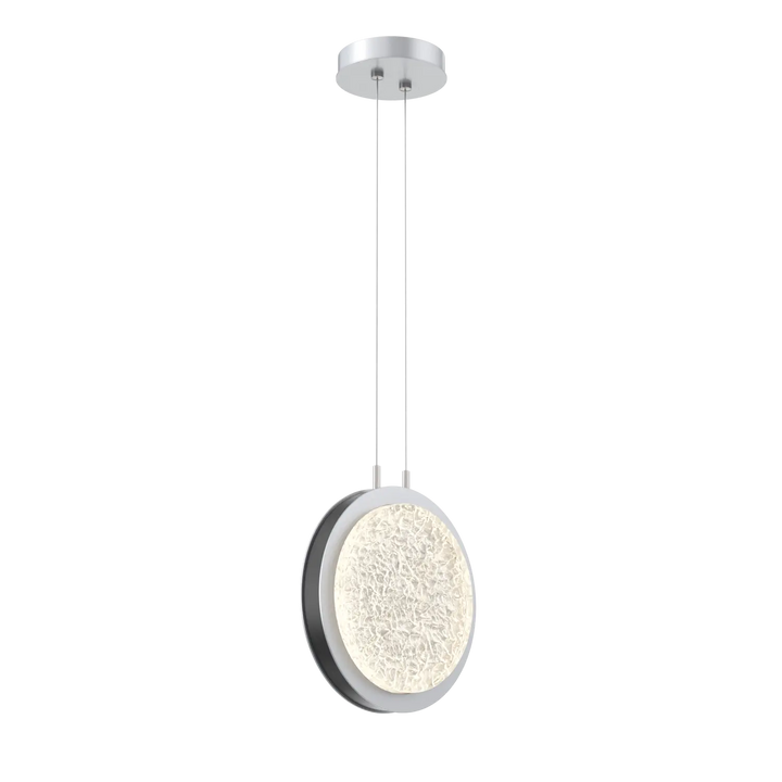 Hammerton Studio Iris Large Pendant Classic Silver / Matte Black