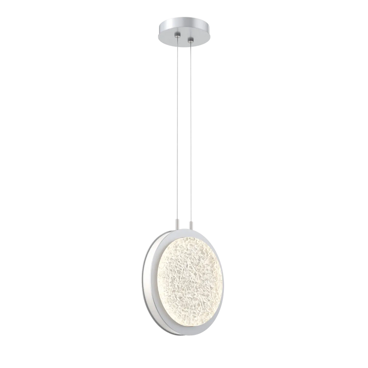 Hammerton Studio Iris Large Pendant Classic Silver / Salt White