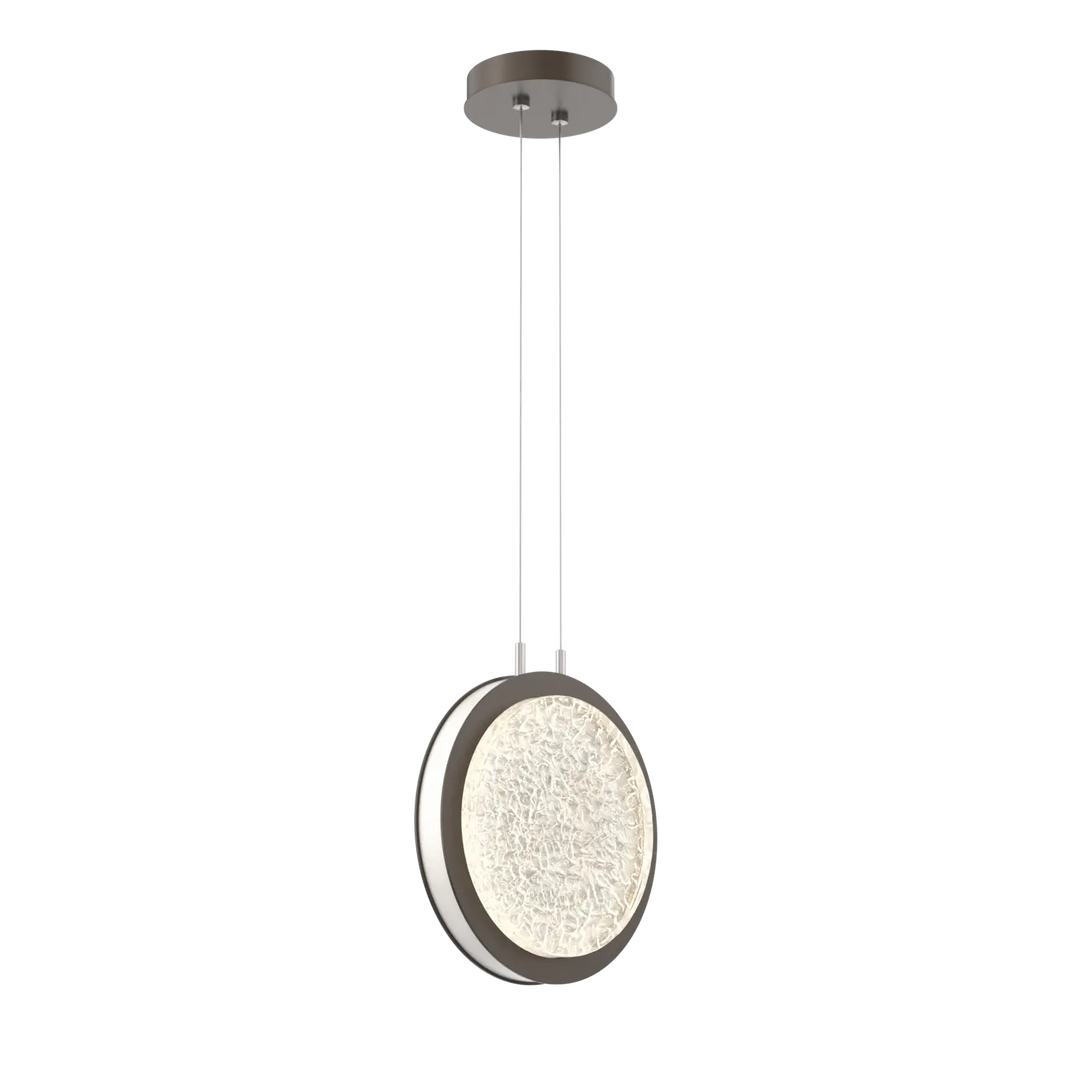 Hammerton Studio Iris Large Pendant Flat Bronze / Salt White