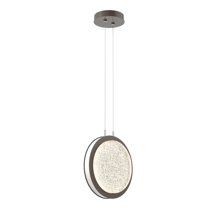 Hammerton Studio Iris Large Pendant Flat Bronze / Salt White