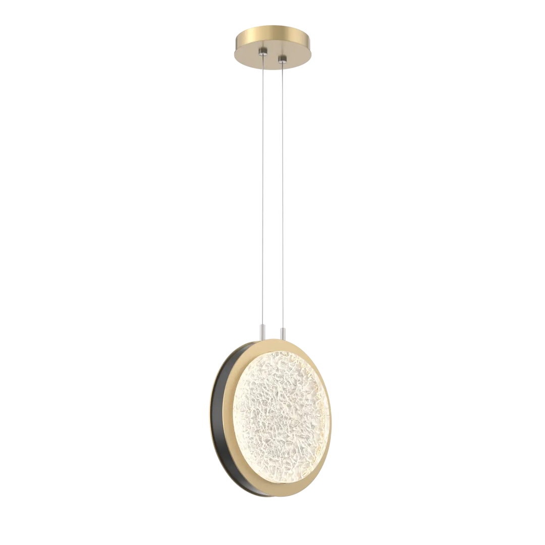 Hammerton Studio Iris Large Pendant Gilded Brass / Matte Black