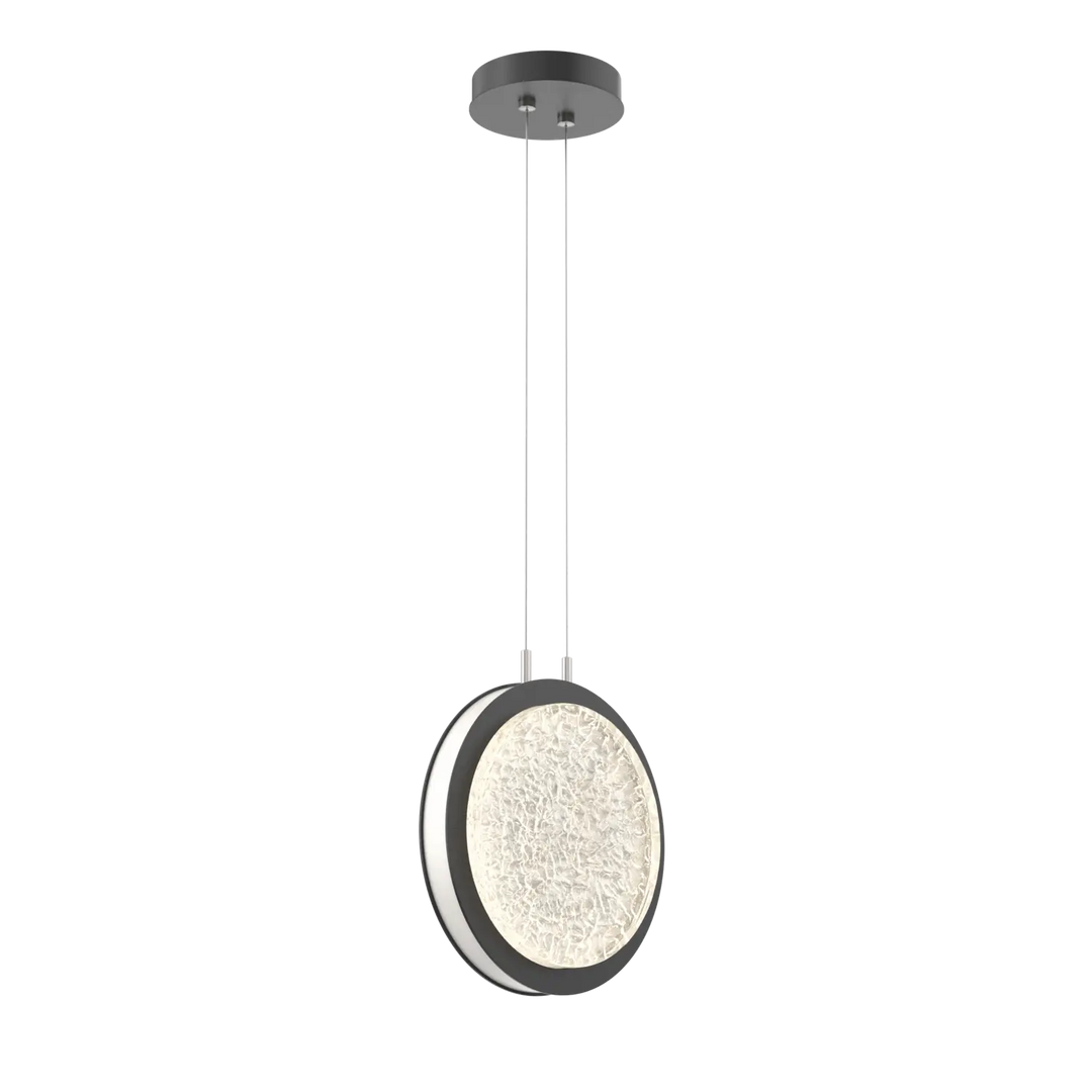 Hammerton Studio Iris Large Pendant Matte Black / Salt White