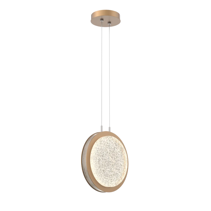 Hammerton Studio Iris Large Pendant Novel Brass / Ash Wood