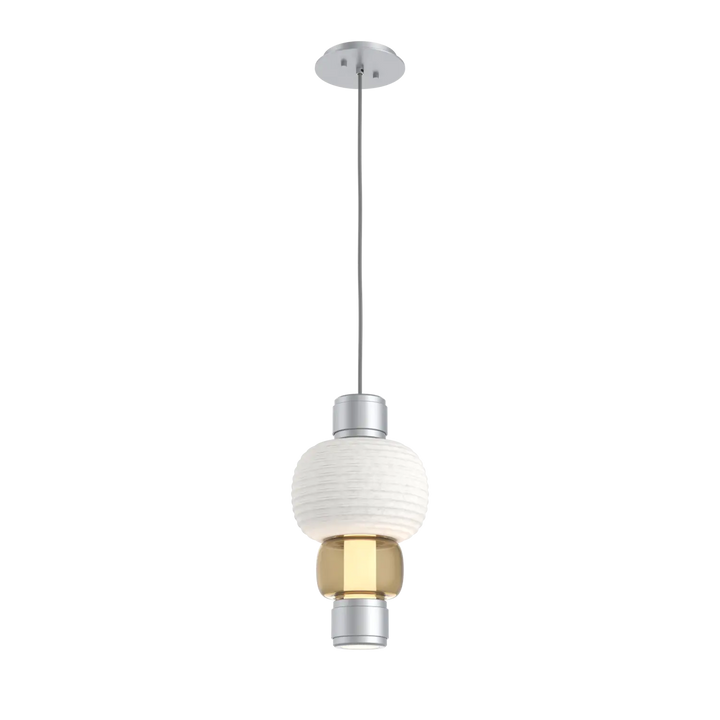 Hammerton Studio Torno Mandrel Pendant Classic Silver / Single / Bronze / Chalk Ceramic