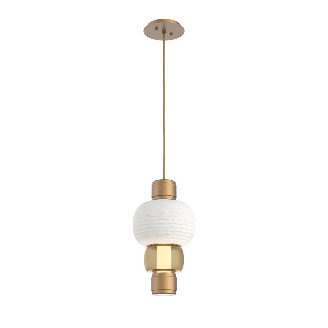 Hammerton Studio Torno Mandrel Pendant Novel Brass / Single / Bronze / Chalk Ceramic