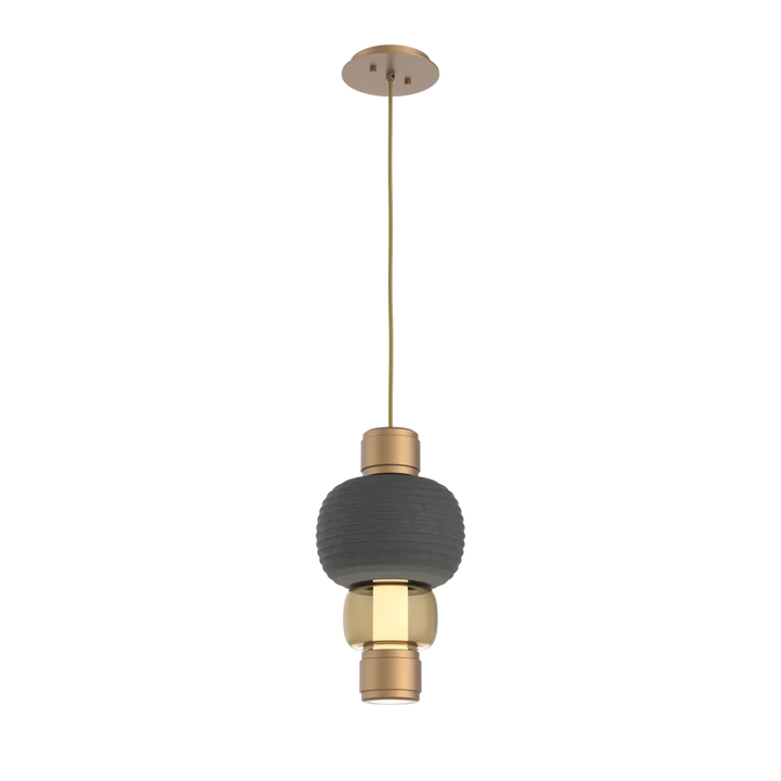 Hammerton Studio Torno Mandrel Pendant Novel Brass / Single / Bronze / Charcoal Ceramic