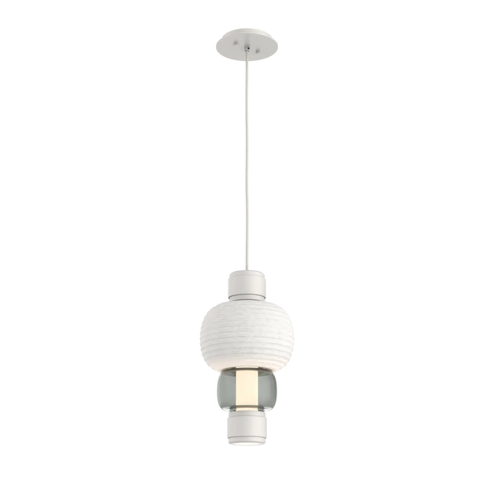 Hammerton Studio Torno Mandrel Pendant Salt White / Single / Smoke / Chalk Ceramic